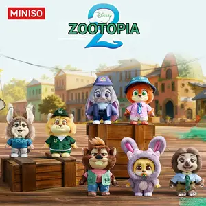 MINISO Disney Zootopia City Residents Series Blind Box Charm Soft Vinyl Plush Accessory, Adorable Character Design For Bags Keys, Collectible Gift For Women Holiday & Holiday Haul