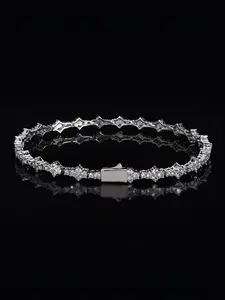Luxury 6.5mm tennis bracelet, unisex, made of zircon, hip-hop style jewelry, the perfect choice for birthdays, holidays, anniversaries and back-to-school gifts/accessories.