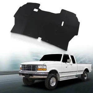 Fit For 1992-1997 Ford F-150 F-250 F-350 Front Hood Insulation Pad Heat Shield