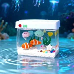 Pawtoto Aquarium Squishy Toy Handmade Food Grade Silicon Creamy Clay Feel Soft Quick Rebound