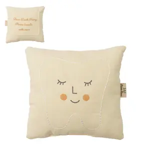 Tooth Fairy Pillow - Soft Plush Keepsake with Back Pocket | Cute Gift for Kids