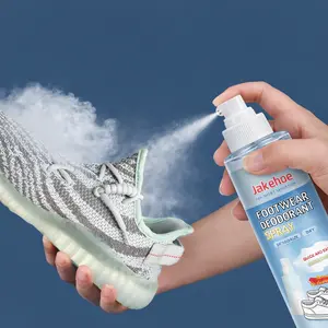 Jakehoe Shoe Deodorizer - 100ml Shoe and Sock Purifying Spray - Anti-Odor Antibacterial Magic, Keep Fresh and Hygienic - For Bedroom Use