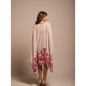 Algae Print Sheer Resort Cape – Brazilian Beachwear Cover-Up