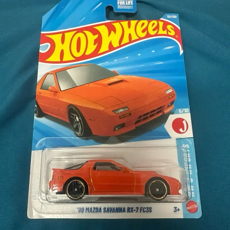 2026 Hot Wheels - ‘89 Mazda Savanna RX-7 FC3S - HW J-IMPORTS 5/10 - #112 Orange