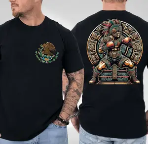 Boxing Mexico 2 Sided T-Shirt, Mexican Unisex Style Shirt for Men for Women, Casual Menswear, Fashion Men's Top For Daily Wear, Gift For Boyfriend