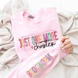Just One More Chapter Sweatshirt, Cozy Book Lover Sweatshirt, Book Lover Gift, Reading Shirt, Books Lover