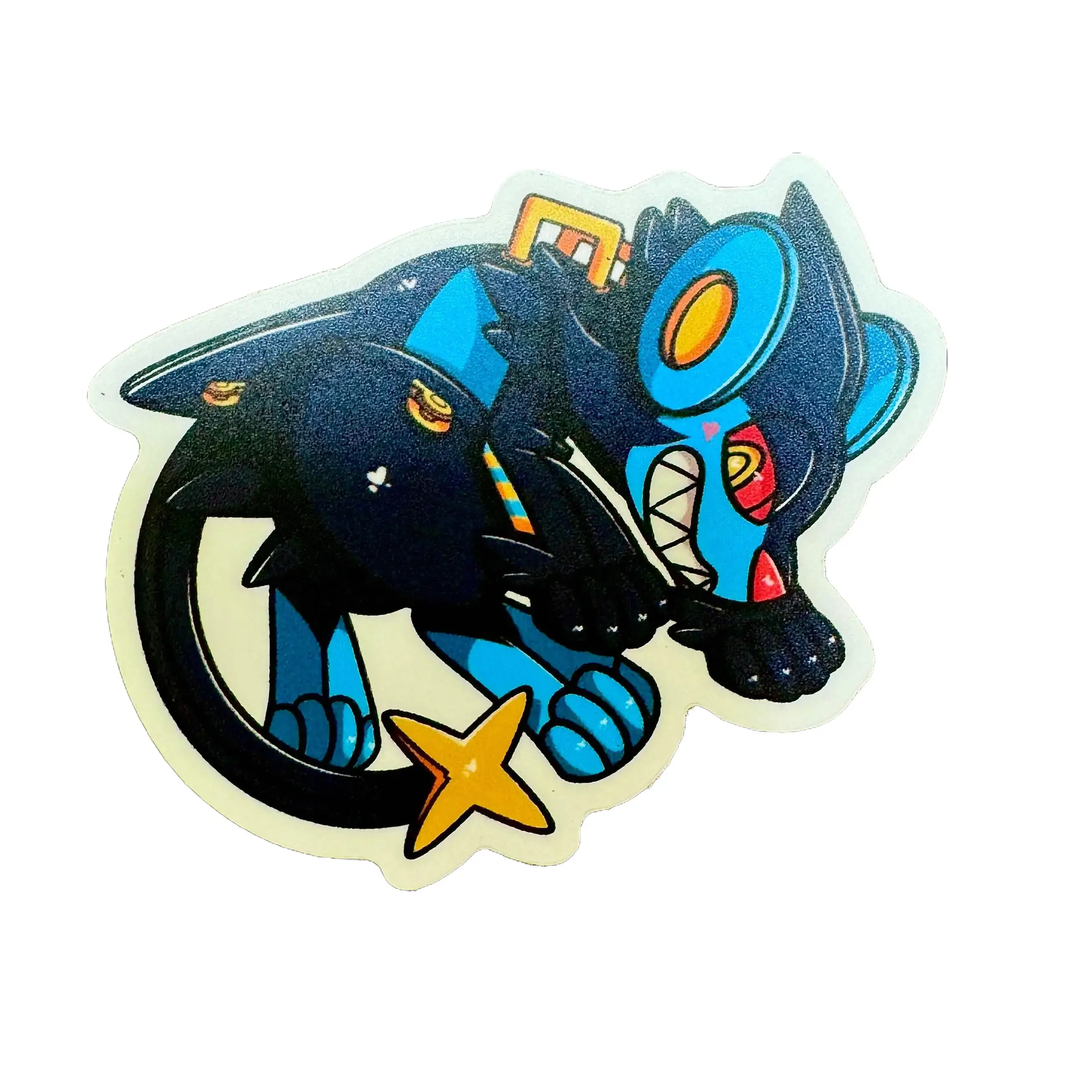 Pool Toy Luxray Regular or Shiny Vinyl Sticker