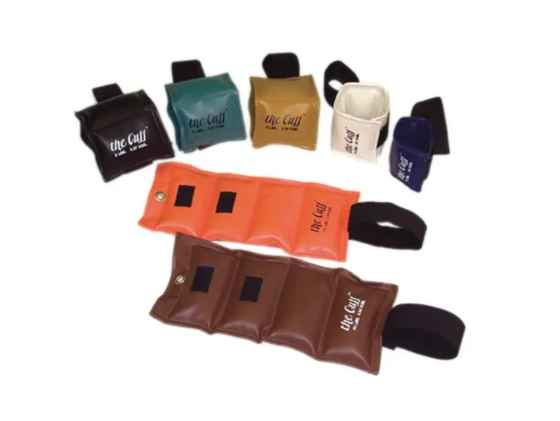212 MAIN Original Snug Contour Fit Unisex Body Weights, 7-Piece Color-Coded Heavy-Duty Ankle/Wrist/Thigh Set with Secure Straps, Double-Stitching (1 Each 1,2,3,4,5,7.5,10 lb) for Ice Hockey, Rehabilitation