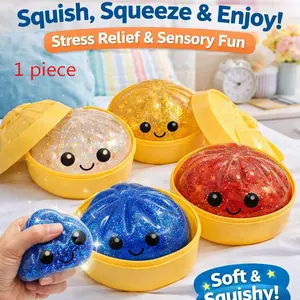 Cute Rainbow Expression Stress Relief Toy, Anxiety Relieving Fidget Toy, Stress Relief Fidgeting, Soft Squeeze Putty, Squishies, Surprise Unboxing, Valentine's Day Gift