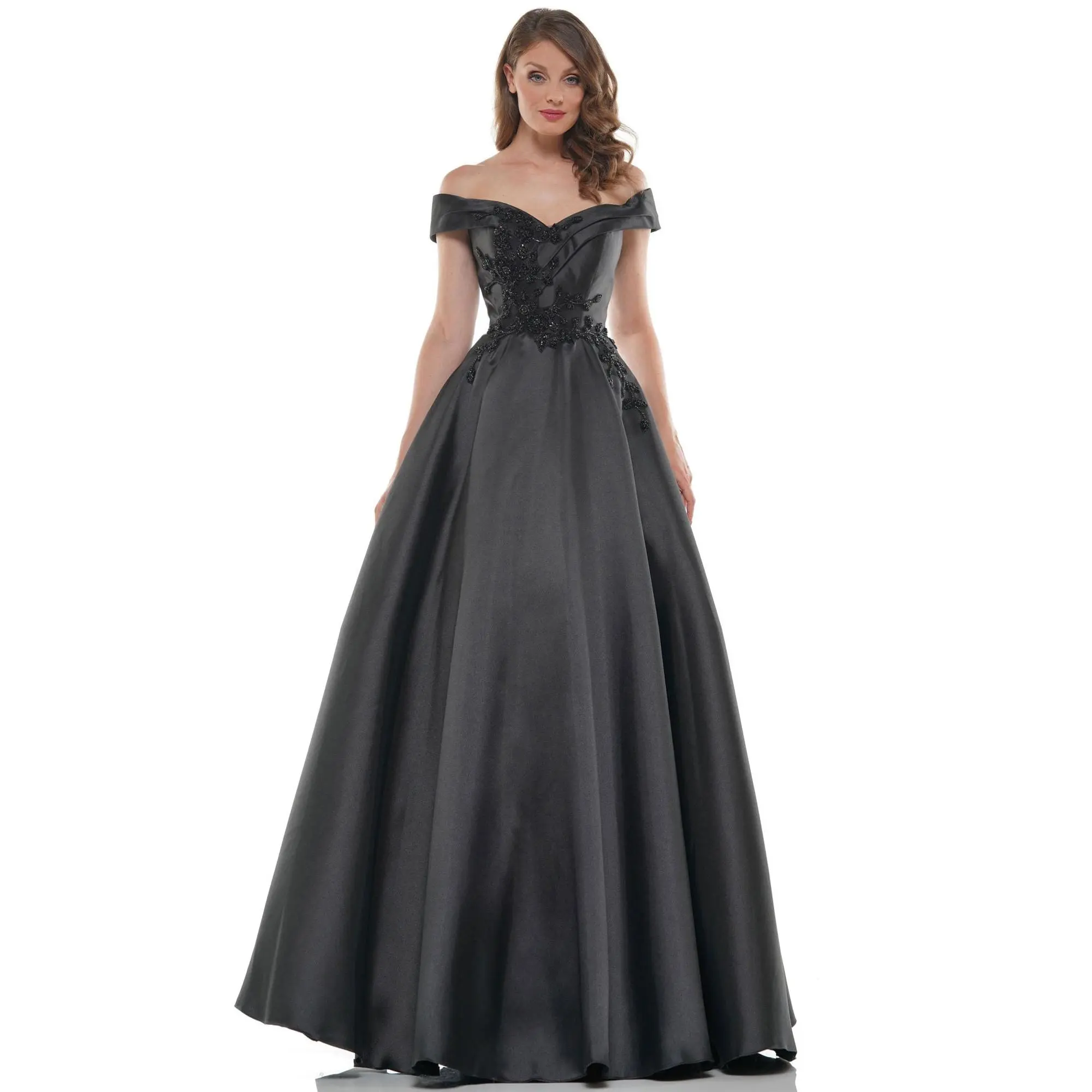 Marsoni by Colors -MV1008-1 Beading Embellishment Ball Gown