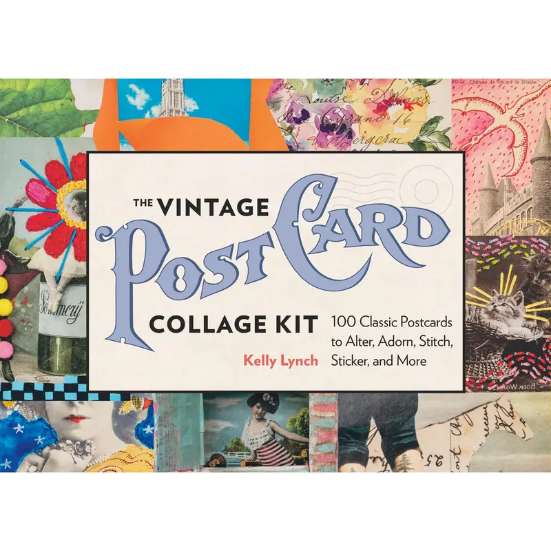 The Vintage Postcard Collage Kit by Kelly Lynch