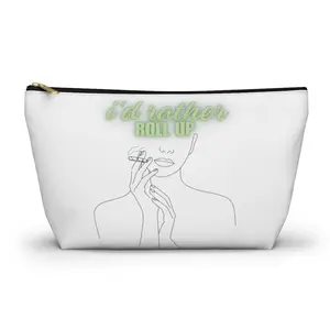 'I'd Rather Roll Up' Multi-Use Bag: A Compact and Stylish Accessory for Travelers and Smokers, Aesthetic Accessory Pouch, Smoker's Pouch