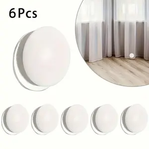 6pc Magnetic Shower Curtain Weight Set, Cast Iron Clips for Outdoor Curtains Tablecloths Flags, No Power Needed