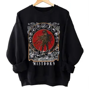 MistBorn by Brandon Sanderson Sweatshirt, High Fantasy, Gift for Fan, Booktok Unisex Sweater