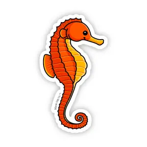 Blank Tag Co.® Waterproof Sticker - Seahorse