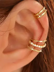 C-shaped earbone clip, adjustable cassette cartilage earrings, suitable for daily wear, niche design earrings, the first choice for gifts