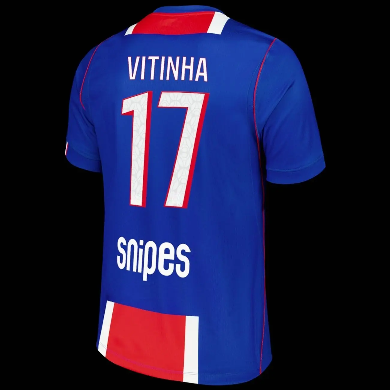 Unisex Soccer Mens Athletic Short Sleeve Football Shirt Sports Fan Training Top Breathable Lightweight Casual Streetwear Vitinha 2026/27 Away Replica Jersey