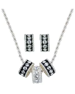 Montana Silversmiths Women's Women'S Triple Rings Jewelry Set 2 Piece - Js1032
