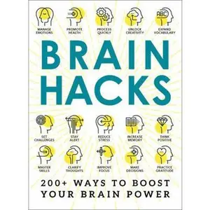 USED-Brain Hacks: 200+ Ways to Boost Your Brain Power by Adams Media (Paperback)