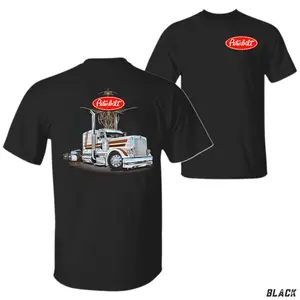 Peterbilt Ride the Lightning Shirt – Graphic Tee, 2side, Peterbilt Truck Tee, Trucker Gift, Big Rig Graphic Top, American Diesel Culture, Long Haul Outfit