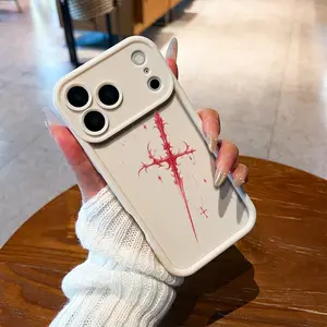 Gothic Cross Sword Phone Case，Dark Fantasy Style for iPhone 17 16 15 14 13 12 11 Plus Pro Max. A1