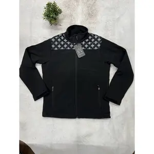 Men's Oliver Soft Shell Jacket Aztec Print Black