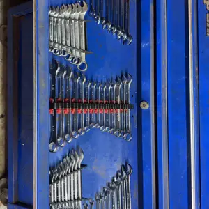 3-Piece Magnetic Screwdriver Organizer and Wrench Organizer, 14-Slot Screwdriver and Wrench Holder, Magnetic Aluminum Rail Tool Organizer for Tool Box Drawer Wall-Mount Storage,Red(Tools not Included)