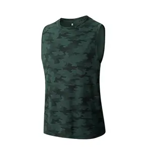 Men's 5-Pack Plain 3D Digital Colorful Camo Vests - Breathable, Comfortable, Sleeveless Crew Neck, Casual Summer Waistcoat for Hawaiian Beach, Outdoor Sports  Elasticity Lifestyle High