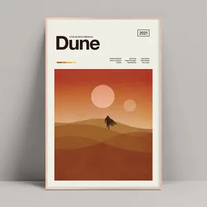 Dune Movie Minimalist Poster Premium Wall Art Poster Unframed HD Print Home Office Decor Unique Trendy Gift