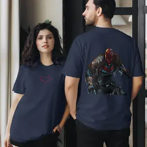 The Dark Style Dark Redhood Jason Todd DCU Double Printed Oversize Lightweight Acid ed Tee TV Show Graphic Top Cotto Cotton Tee – All Genders