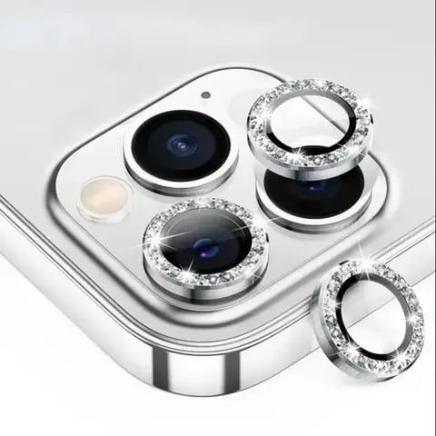 9H Tempered Glass Camera Lens Protective Film, 1 Count High Transparent Protector, Ring Protective Cover, Phone Accessories for iPhone 16/15/14/13/12/11 Pro Max Protection, Smartphone