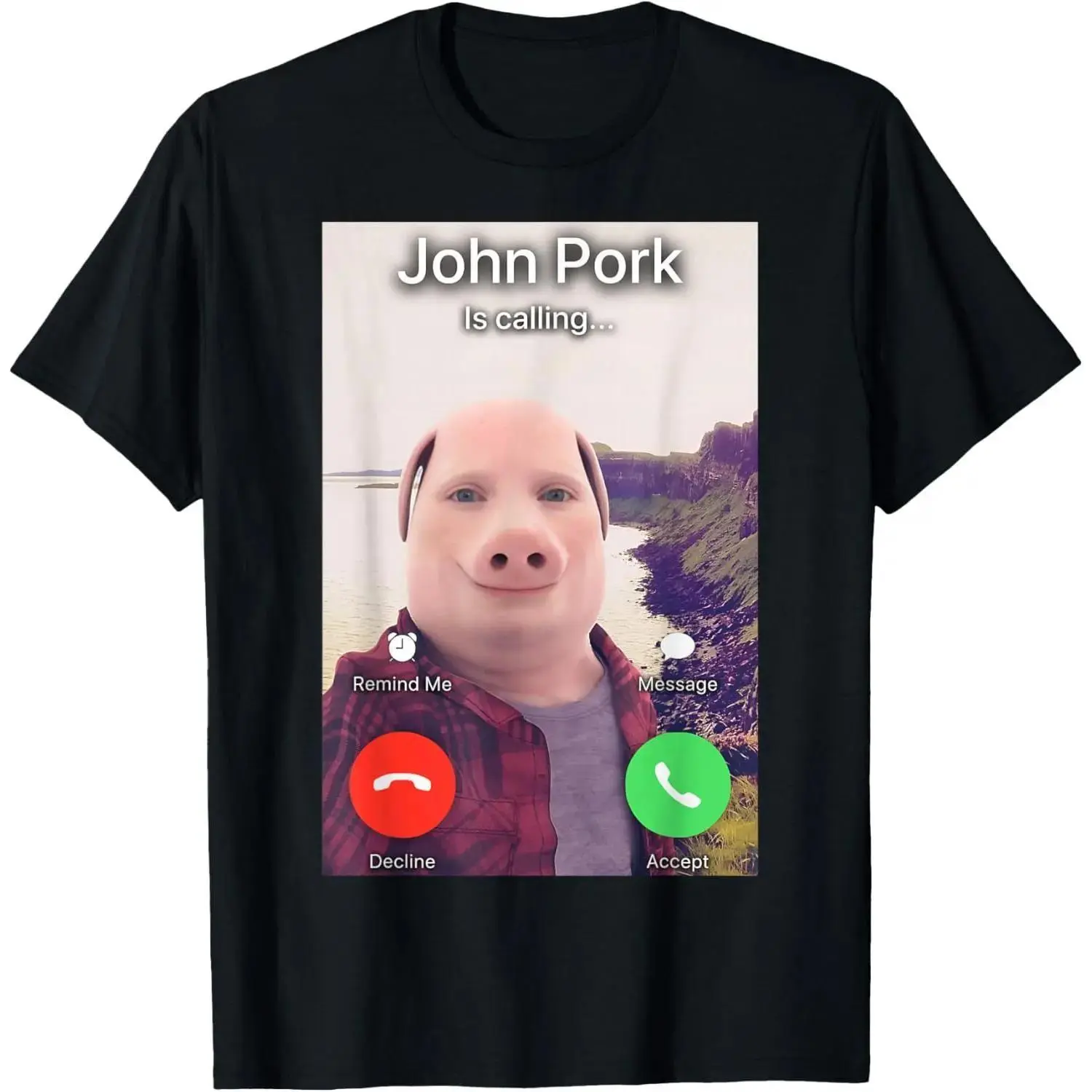 John Pork Calling T-Shirt