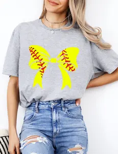 Softball Bow T-Shirt