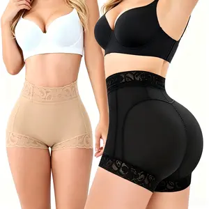 Women’s shaping panties, high-waisted tummy control and butt lift, seamless shapewear, non-slip silicone, anti-roll edge design, summer women’s wear