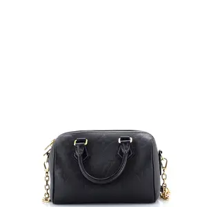 Pre-owned Louis Vuitton material Messenger Bags Speedy Bandouliere Bag Monogram Empreinte Giant 20 by Rebag