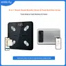 Etekcity Rectangular Intelligent Tempered Glass Body Fat Scale Bundle - Digital Accurate Weighing Scale, Bluetooth Composition Tool, Food Nutrition Tracker, Vesync App Integration, Batteries Included, for Selfcare, Home Healthcare Essentials, Fitness