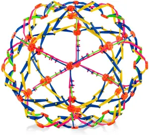 4E'S Novelty Expandable Breathing Ball Sphere - Breathing Visual, Fidget Toys Expands from 6 to 12" Expanding Sphere for Kids & Adult 4E's Novelty