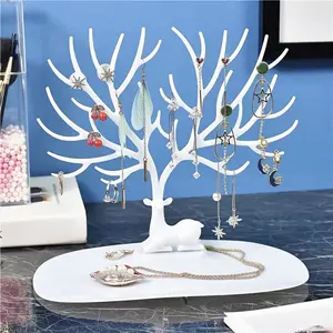 Deer-Shaped Jewelry Storage Rack, Quick-Assemble Jewelry Display Stand, Convenient For Storing Various Accessories, Perfect Everyday Gift, Jewelry Tower