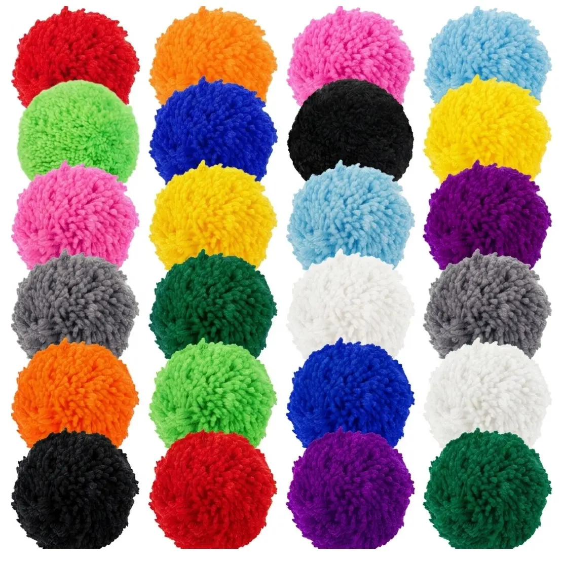 48 Pcs Kickball Dodgeballs 3.5 Inches Soft Acrylic Yarn Dodgeballs Playground Balls Large Hand Ball Physical Education Equipment for Adults Handball Outdoor Game Indoor Play, 12 Colors