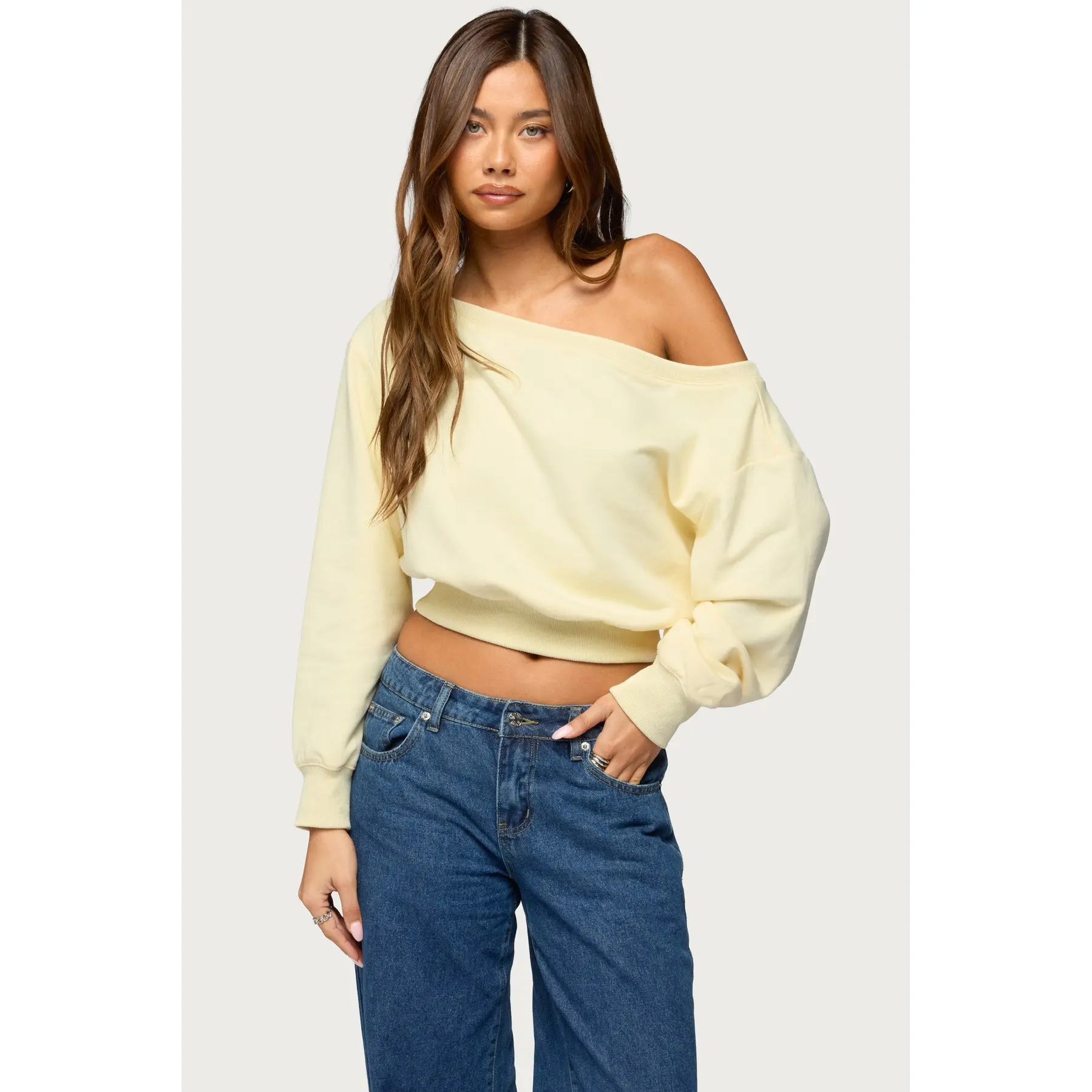 Christy Off Shoulder Sweatshirt