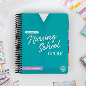 The Complete Nursing School Bundle 2026 Edition - Spiral Bound Nursing Study Notebook