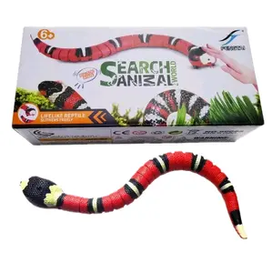 Cat Toys Interactive,Realistic Simulation Smart Sensing Snake Toy,USB Rechargeable,Automatically Sense Obstacles
