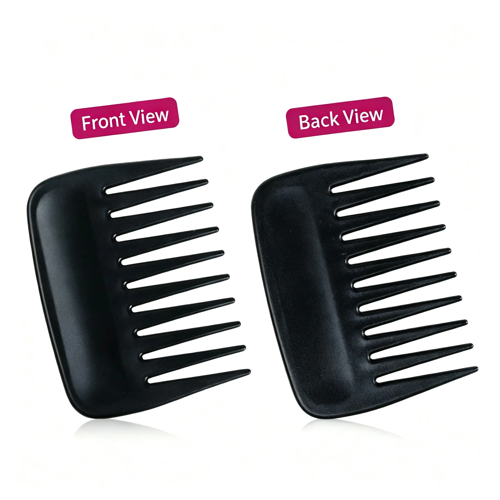 Wide-tooth comb hair styling brush, wig care plastic comb, wig hair care comb, large-sized wide-tooth comb