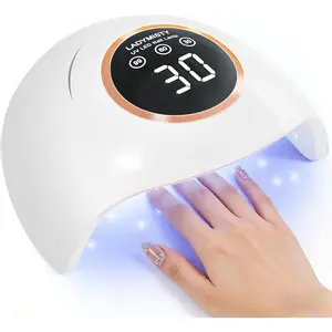 72W UV LED Nail Lamp, 2026 New Upgrade UV Light for Gel Nails with 18 Beads, 3 Timer Nail Dryer, LCD Display, Auto Sensor, Professional Nail Lamps for Gel Polish – Best Gifts for Women, White Lamp