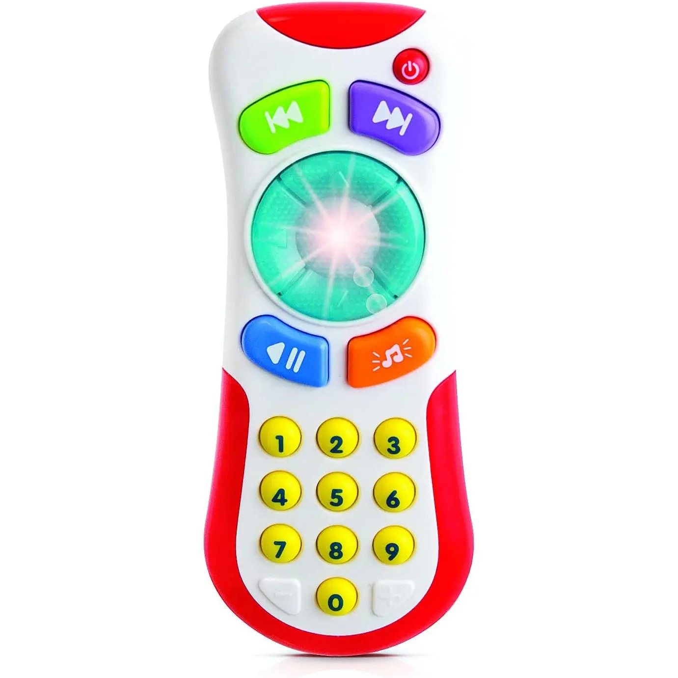 Baby Remote Control Toy for 3 Months & Up - Light Up Toy Remote with Fun Sounds & Music - Perfect Baby Gift