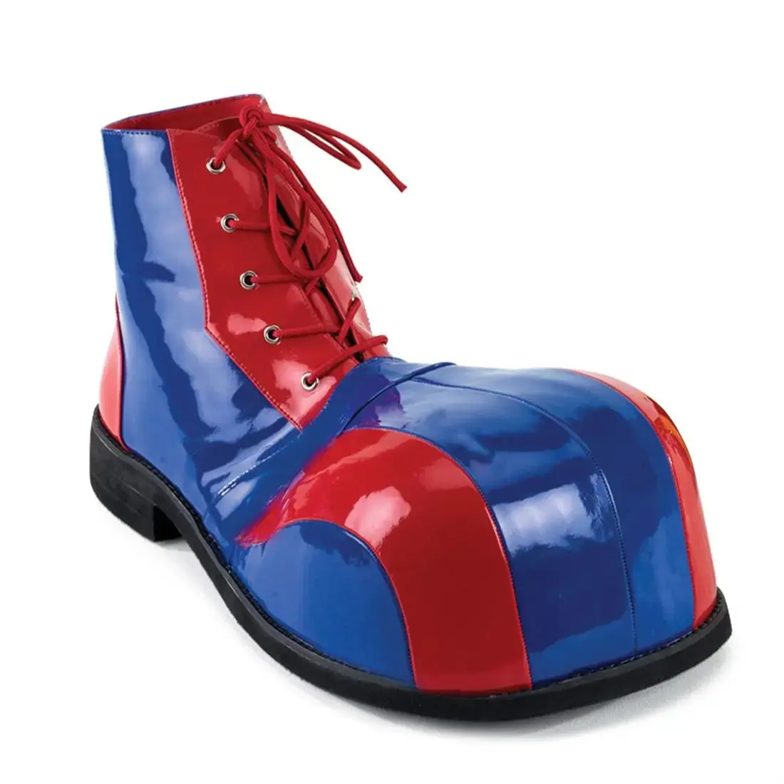Funtasma Clown-05 Adult Clown Shoe Red/Blue Patent