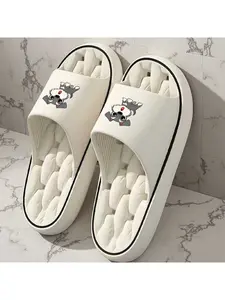 1 Pair of EVA Schnauzer Slippers, Lightweight and Comfortable for Indoor/Outdoor Use, a Must-Have Home Essential for All Seasons, Suitable for Men and Women