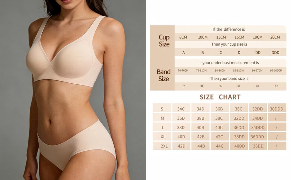 FS-2/4PCS Jelly Wireless Push-Up Bralette – Seamless Deep V, T-Shirt Style, Ultra-Soft, Wire-Free, Adjustable Straps, Breathable Comfort, Everyday, Home, Travel, Gym, Sleep, Layering
