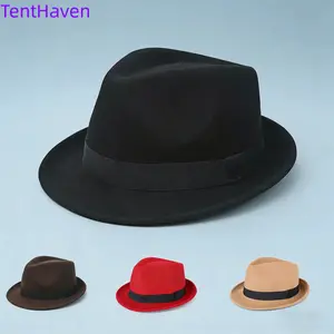 2026 Winter Hat Woolen Western Cowboy Hat Fashion Versatile Warm Top Hat Big Head Circumference Show Face Small Jazz Hat