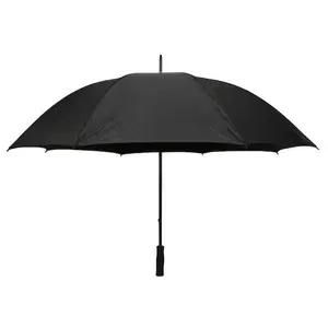 5 ft. Golf Umbrella in All Black - Durable & Windproof Design for Optimal Protection